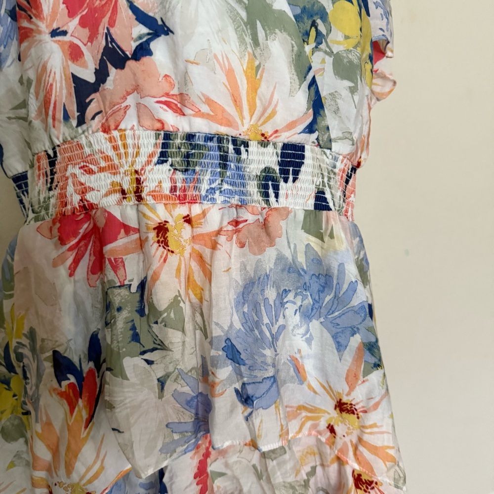 Vince Camuto Multicolor Asymmetrical Dress - Picture 7 of 15